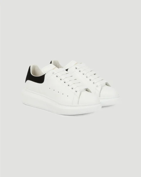 Oversized Sneaker in White and Black — снимка 3