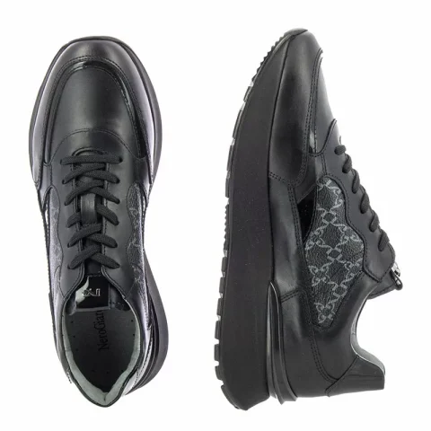 Дамски Сникърс NERO GIARDINI – I411544D NERO — снимка 5