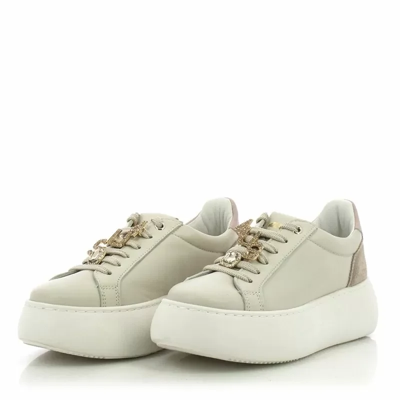 Дамски Сникърс CESARE PACIOTTI 4US – SUMMER-TOFU/ROSSA — снимка 3