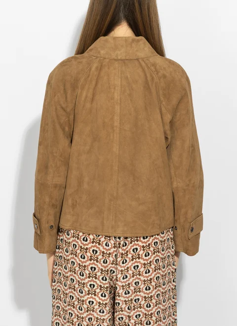 Яке от естетсвен велур Weekend Max Mara Wkdabito — снимка 3