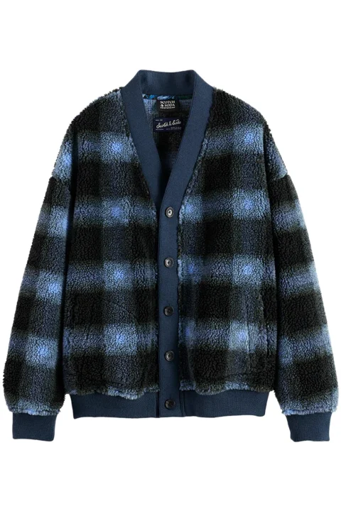 Жилетка Polar Fleece 181529 210 thyme/ blue bonnet shadow check aop