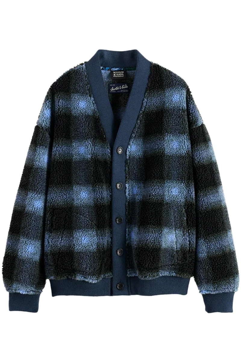 Жилетка Polar Fleece 181529 210 thyme/ blue bonnet shadow check aop