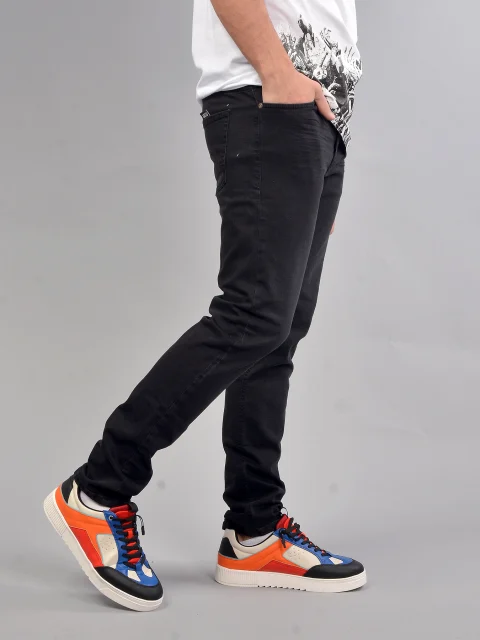 ЧЕРЕН ДЕНИМ ASH BLACK REGULAR FIT DENIM — снимка 2