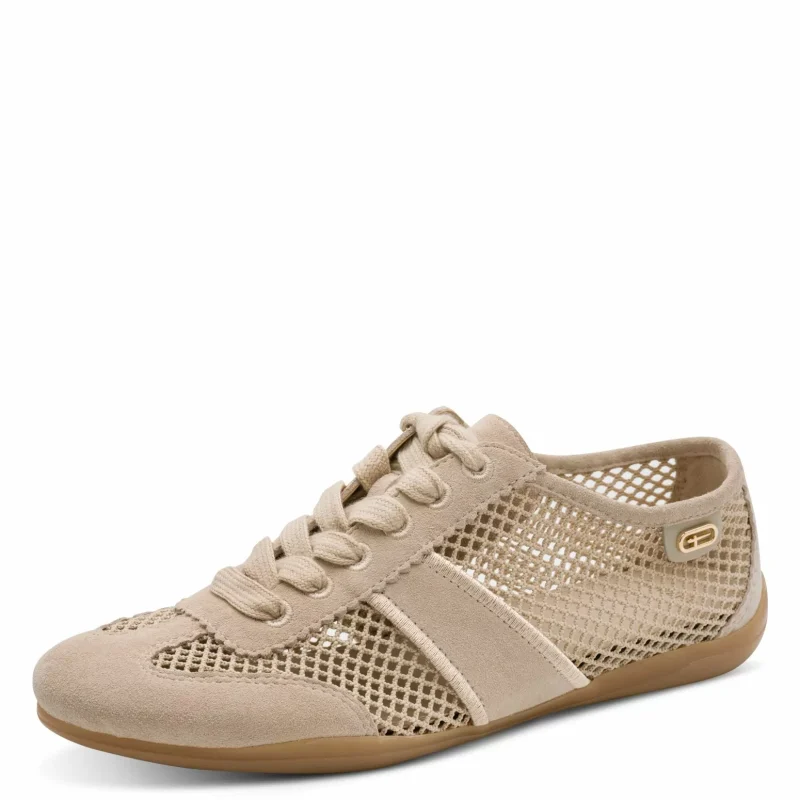 Дамски Сникърс TAMARIS – 1-23608-46-400 BEIGE — снимка 3