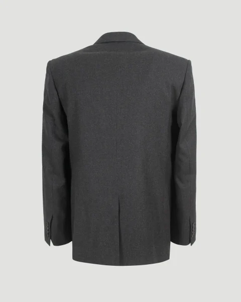 Wool Jacket in Charcoal — снимка 2