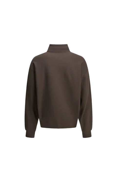 Gros Grain Sweatshirt in Brown — снимка 2