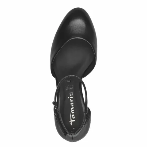 Токчета TAMARIS – 1-22401-42-003 BLACK LEATHER_1 — снимка 5