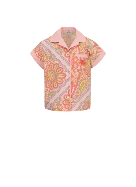 Риза с принт Etro Kids
