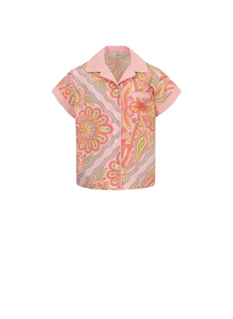 Риза с принт Etro Kids