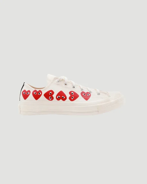 Converse x Comme des Garçons Play Low Top Sneakers in White