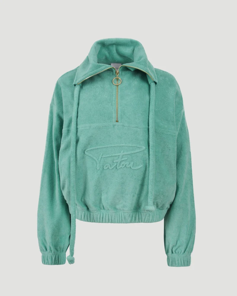 Sweatshirt in Mint Green