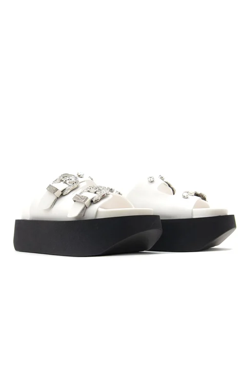 Сандали Calhoon 0116001401 white — снимка 2