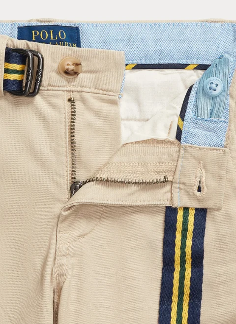 Панталон с контрастен колан Ralph Lauren Kids — снимка 3