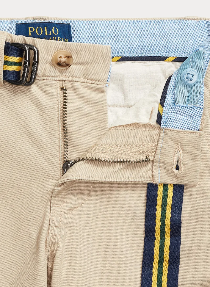 Панталон с контрастен колан Ralph Lauren Kids — снимка 3