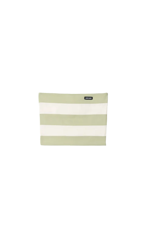Striped Jersey Top in Pale Rose/Agave