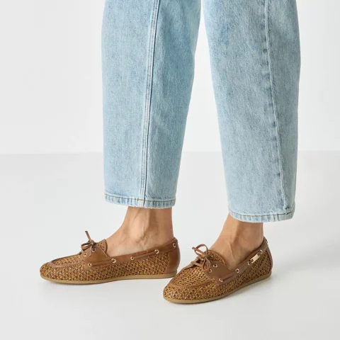 Дамски Мокасини TAMARIS – 1-23611-46-372 COGNAC STRUCT. — снимка 7