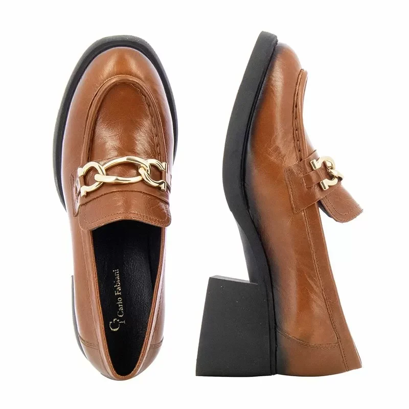 Дамски Лоуфър CARLO FABIANI – 24215 TAN — снимка 5