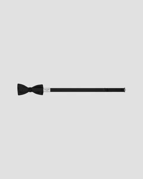 Yves Bow Tie in Silk Satin — снимка 2