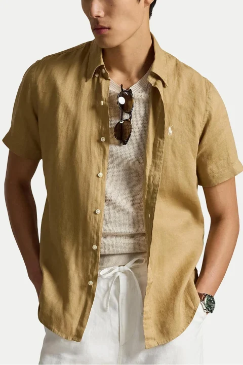 Риза Pd Linen V1-Cubdppcsss 710968912502 260 medium beige — снимка 2