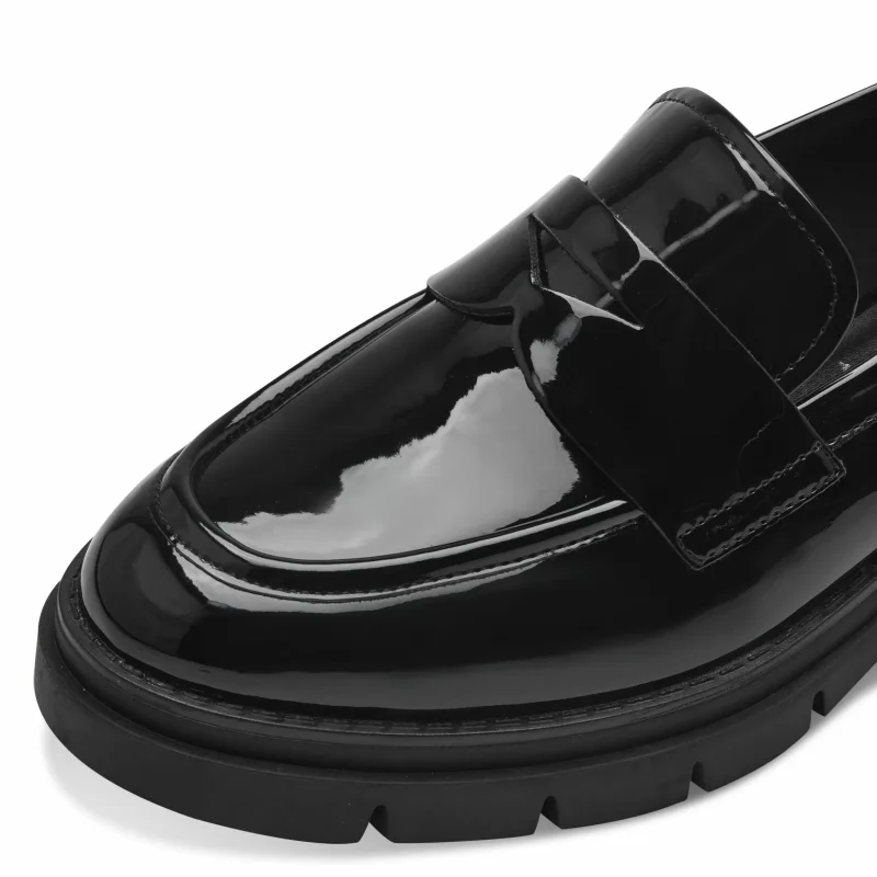 Дамски Лоуфър TAMARIS – 1-24313-42-018 BLACK PATENT — снимка 4