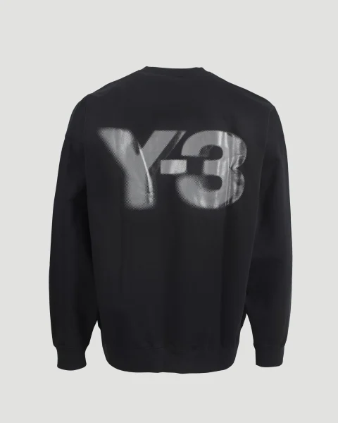 Logo Crew Sweatshirt in Black — снимка 6