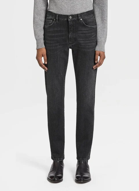 Деним 'Stone washed' Zegna — снимка 5