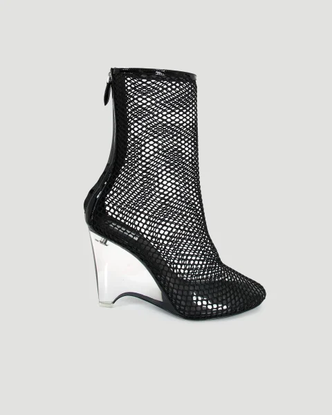 La Cage Wedge Ankle Boots