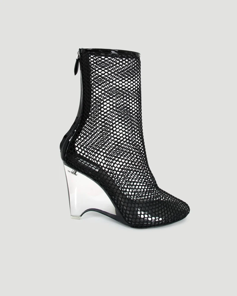 La Cage Wedge Ankle Boots