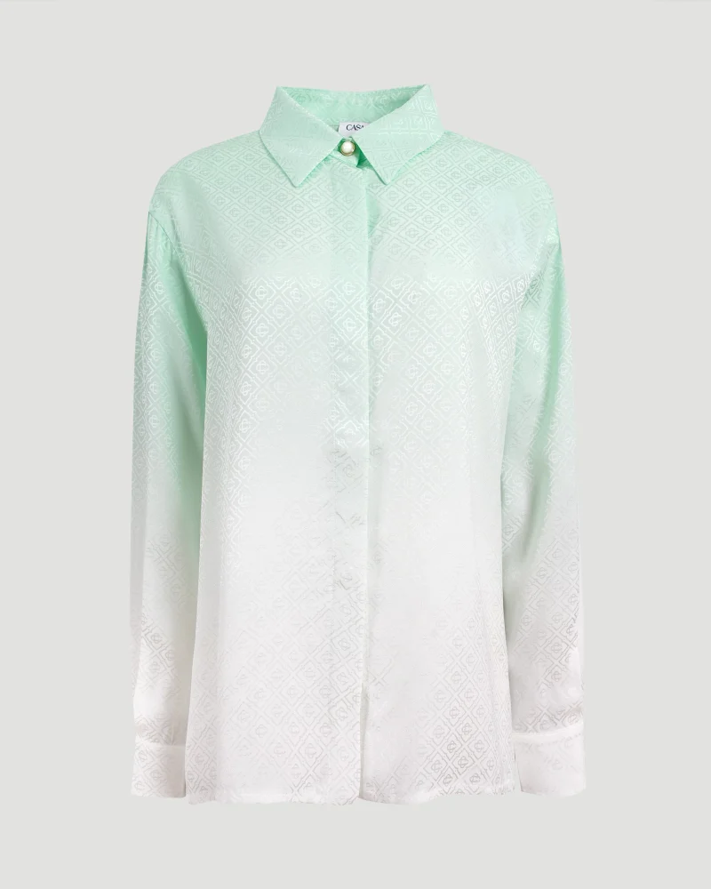 Gradient Monogram Jacquard Shirt
