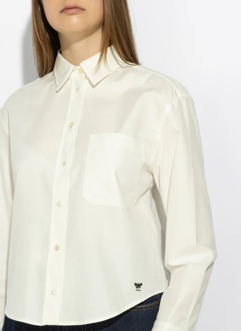 Риза с бродерия Weekend Max Mara Wkdnuoro — снимка 6