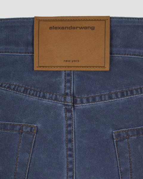 Legging in Denim Trompe-L'oeil — снимка 2