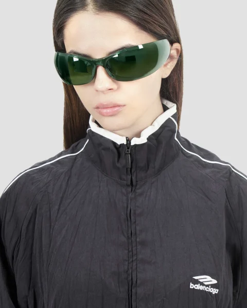 Afterhour Oval Sunglasses in Green — снимка 2