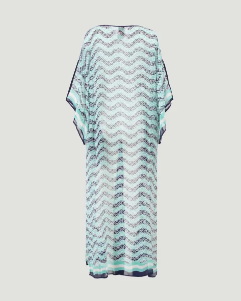 Monogram Silk Kaftan — снимка 2