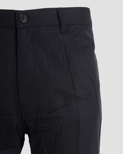 Straight Tailored Pants in Dark Navy — снимка 2