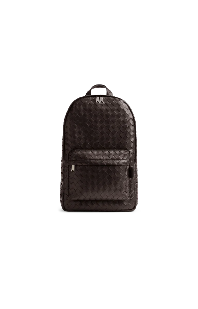 Intrecciato Backpack in Brown