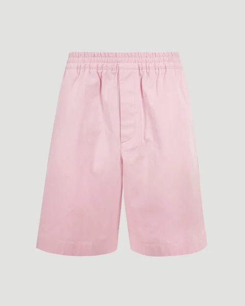 Cotton Twill Shorts in Camelia
