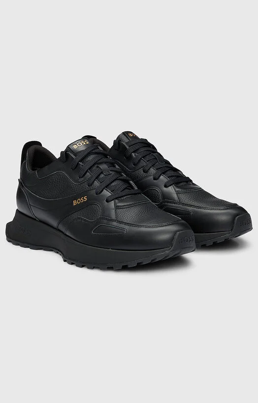 Черни кожени обувки GORE-TEX — снимка 3