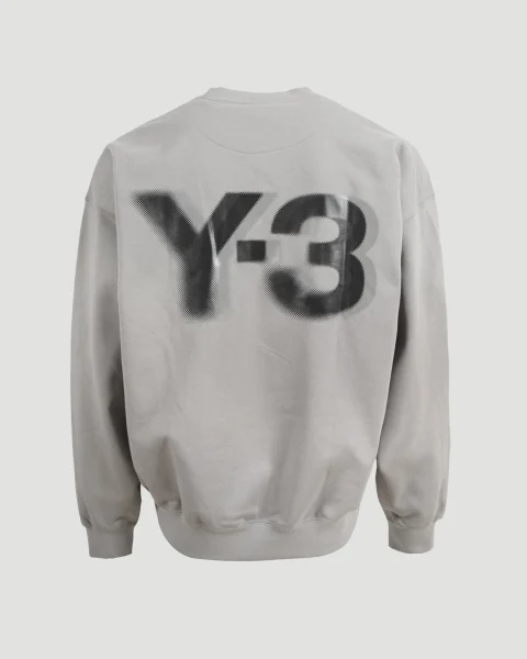 Logo Crew Sweatshirt in Grey — снимка 3