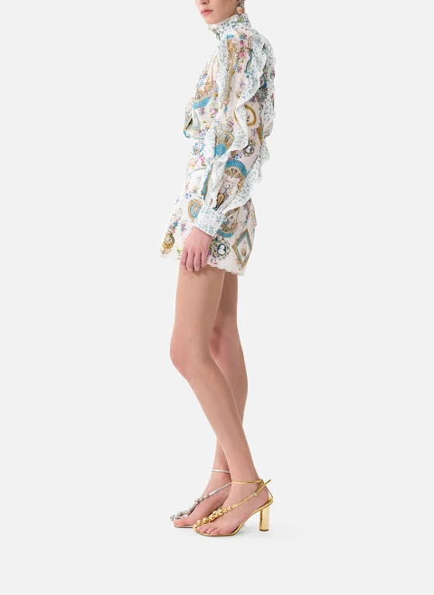 Къс панталон с принт 'Art for the artisans' Camilla — снимка 2