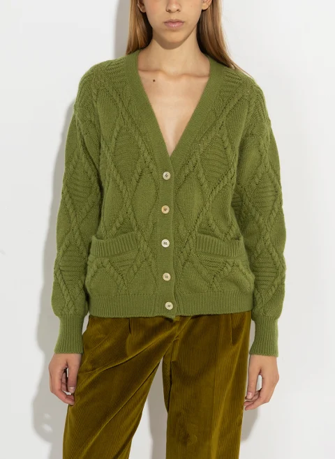 Жилетка с мохер Weekend Max Mara Bolero — снимка 3