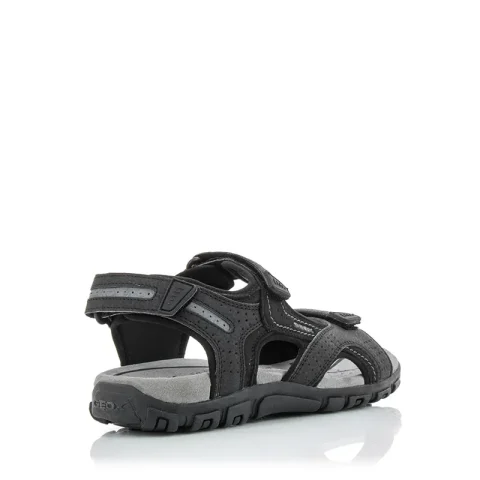 Мъжки Спортни Сандали GEOX – U8224D C9310 U SANDAL STRADA BLACK/STONE — снимка 2