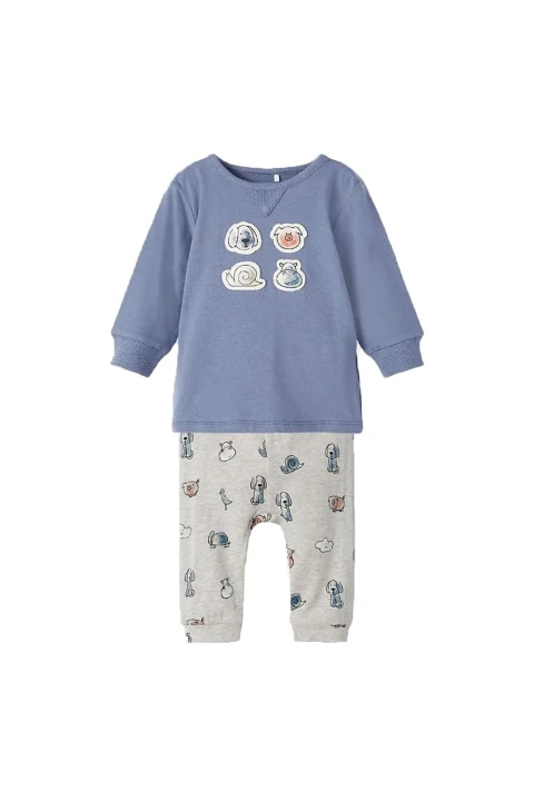 Детски Top Nbmthorkil Ls Top Set 13203738 17-3912 tcx wild wind