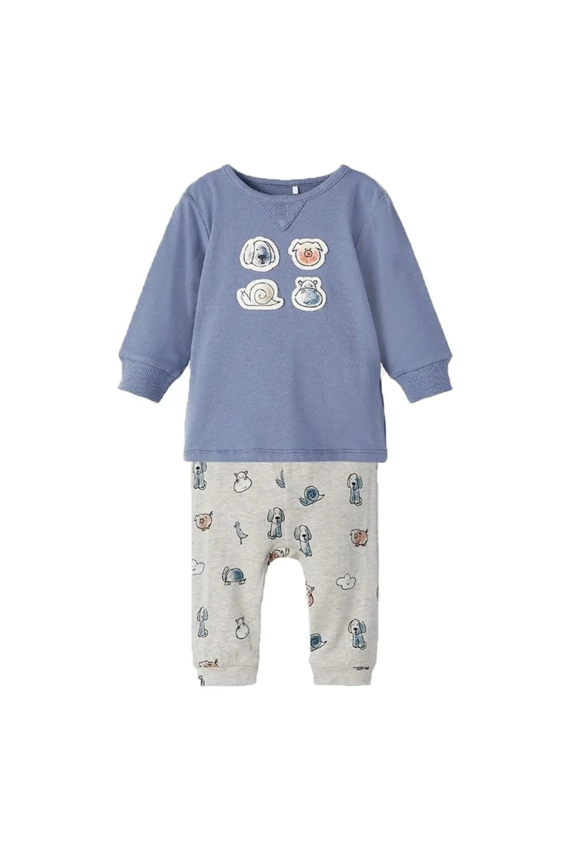 Детски Top Nbmthorkil Ls Top Set 13203738 17-3912 tcx wild wind