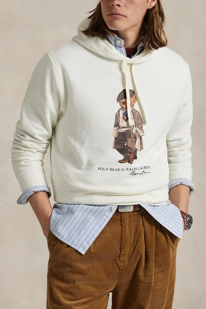 Суичър Lspohoodm6 710980306001 100 white — снимка 2