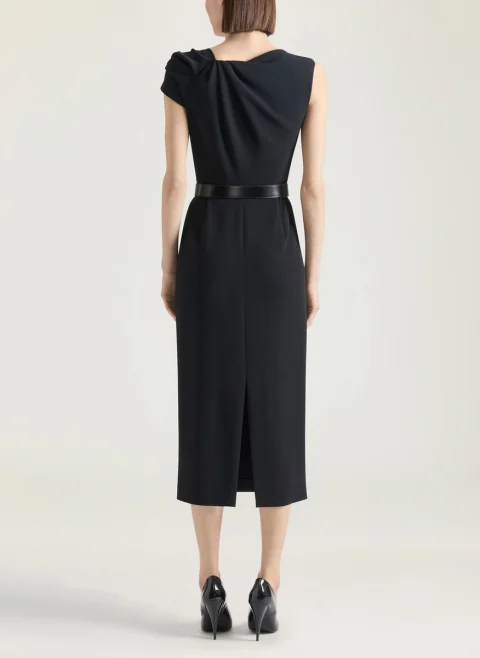 Рокля с асиметричен мотив Givenchy — снимка 2