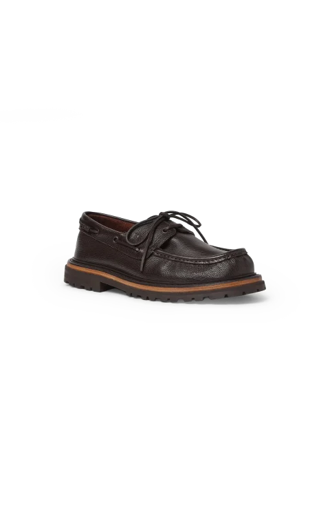 Pequin Lace-Ups in Brown — снимка 2