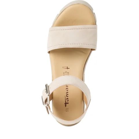 Дамски Сандали На Платформа TAMARIS – 1-28712-42-378 TAUPE SUEDE_1 — снимка 5