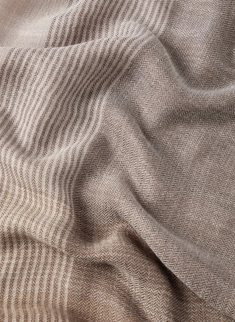 Раиран шал `Chevron` Brunello Cucinelli — снимка 2