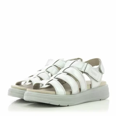 Дамски Сандали На Платформа LEGERO – 2-000325-9250 METALLIC SILVER — снимка 3