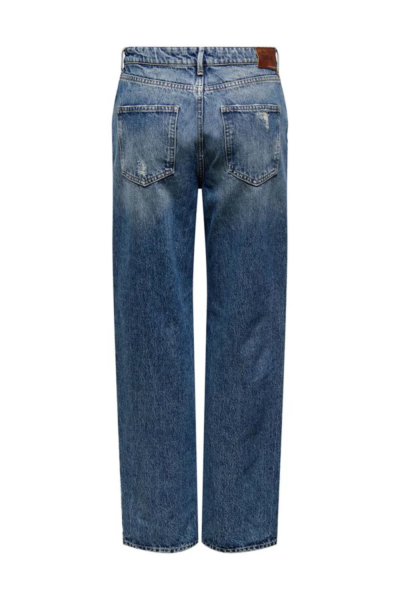 Jeans Only Onldebbie Reg Dad Str Tapered V Jns Rea 15266532 Medium Blue Denim — снимка 2